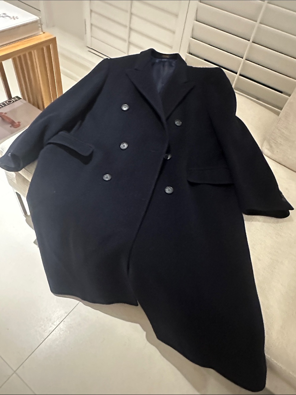 Men's Double-Breasted Coat